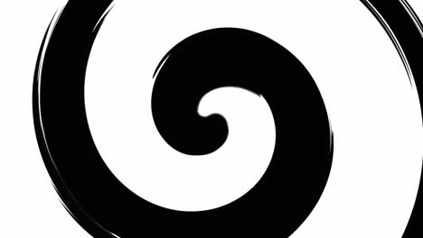 efecto de revelación del centro de la espiral de transición de video