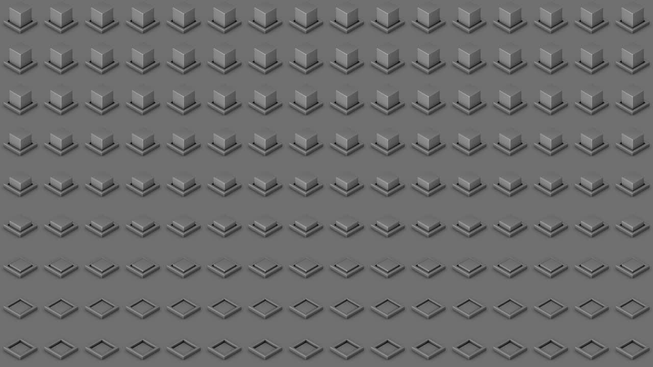 fondo isométrico abstracto cubos grises botones onda horizontal