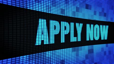 apply now on digital display