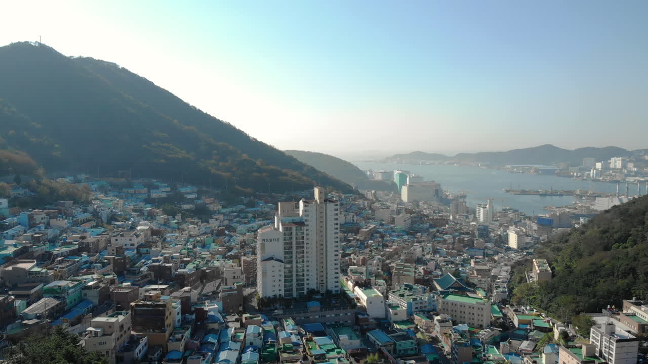 aldea de la cultura gamcheon en la ciudad de busan, corea del sur