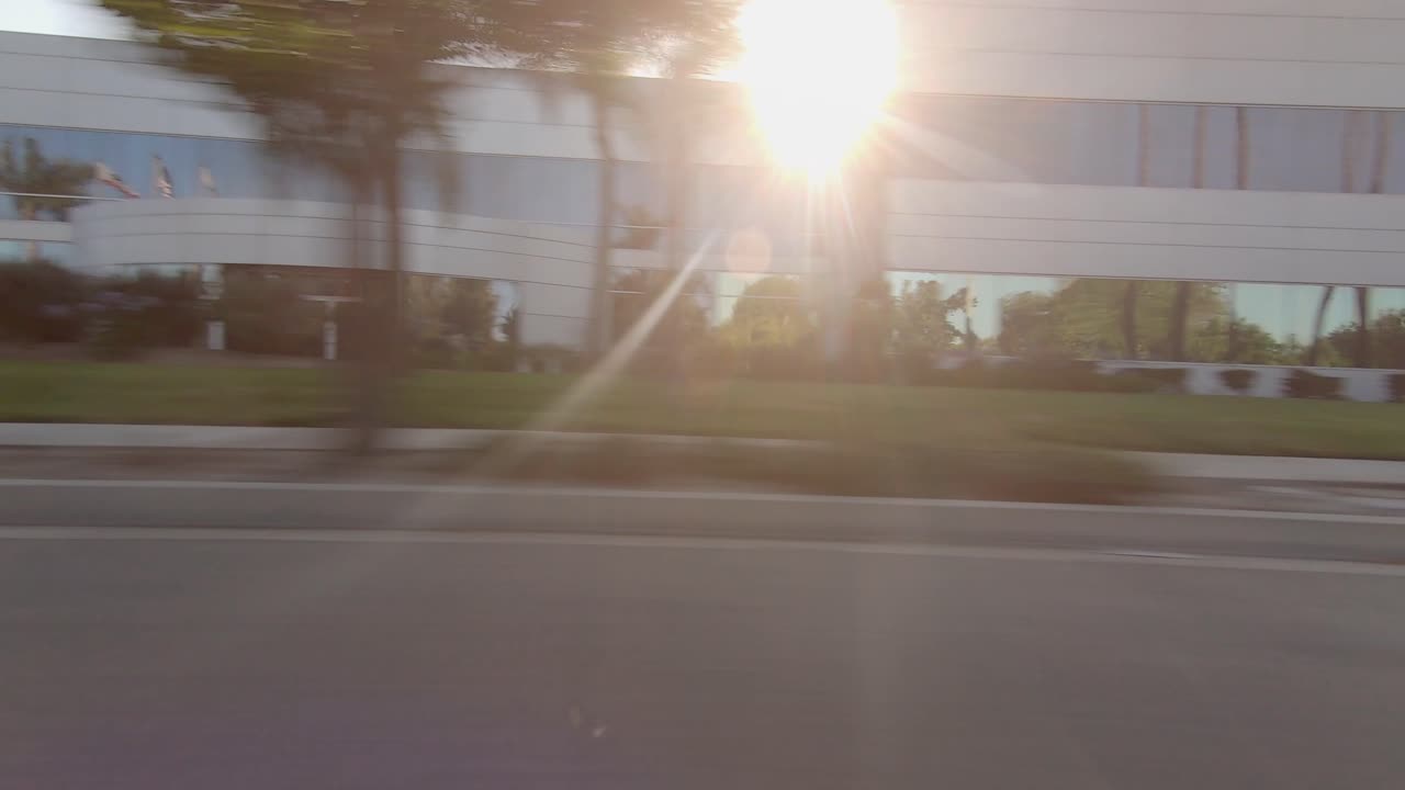 Office buildings in the CA sun