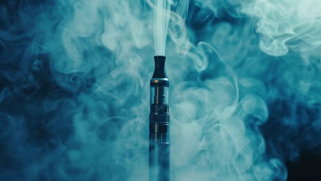 electronic cigarette with smoke