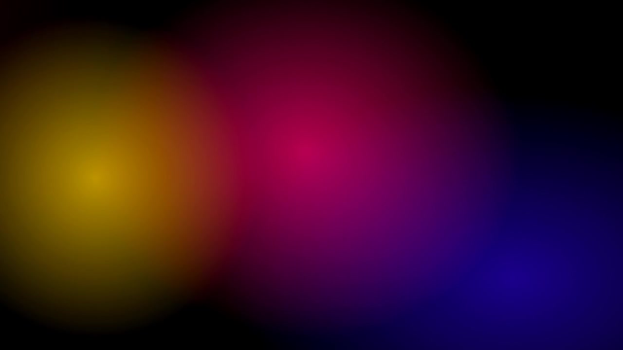 Abstract Background with Soft Glowing Colorful Orbs