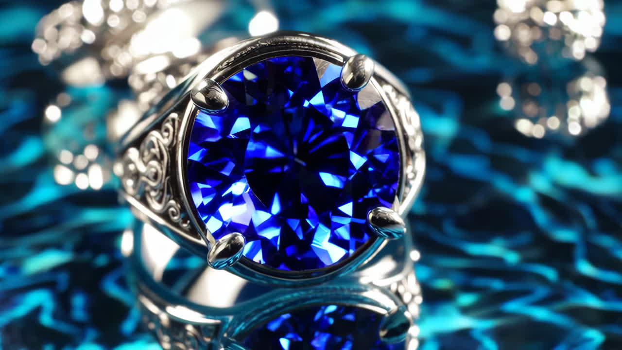 Stunning Blue Sapphire Rings