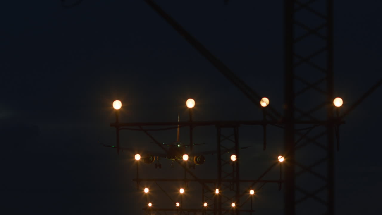 밤하늘에 대한 비행기