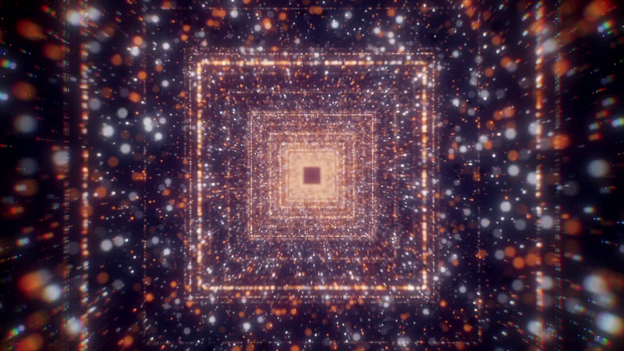 Glowing Tunnel of Light