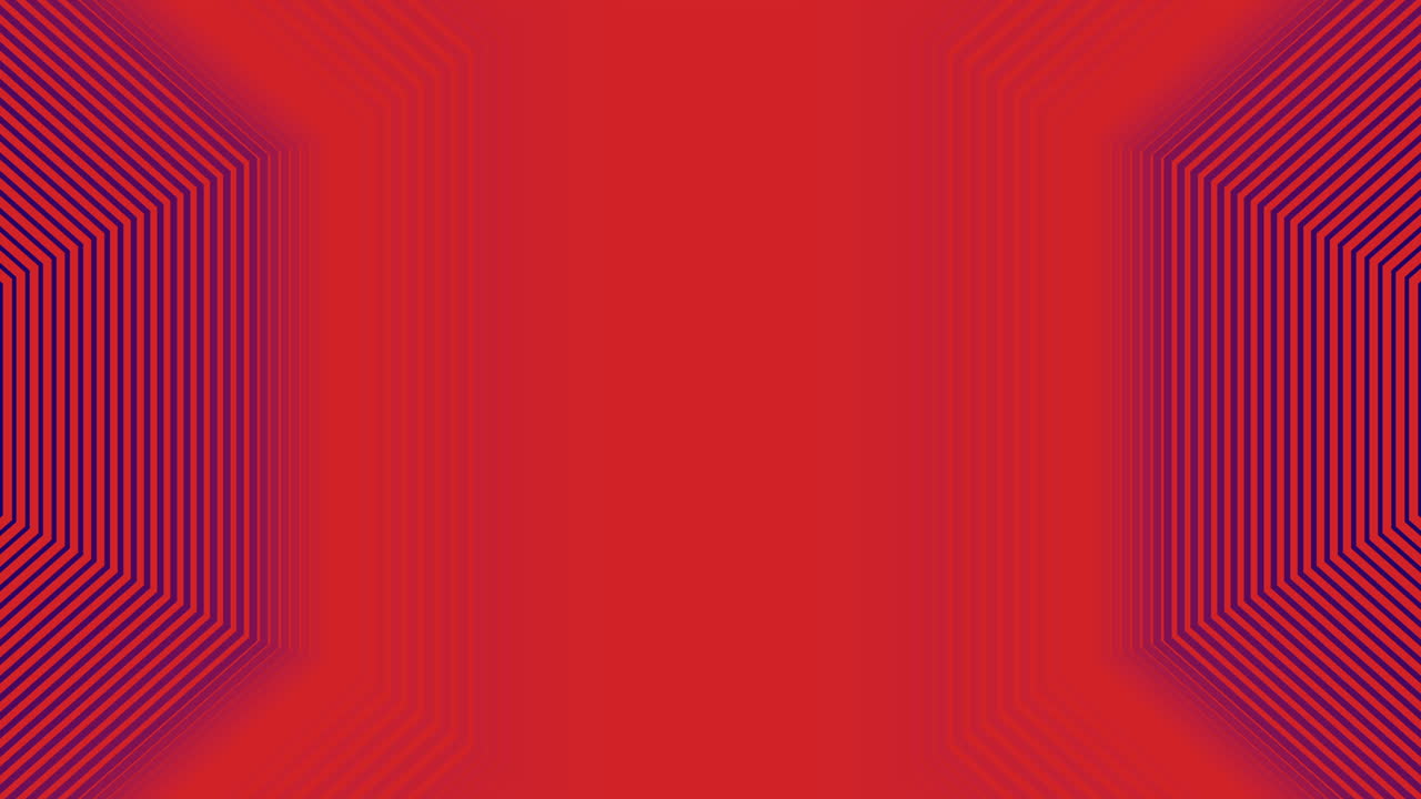 대담한 대각선은 활기찬 빨간색과 분홍색 줄무를 분리합니다.