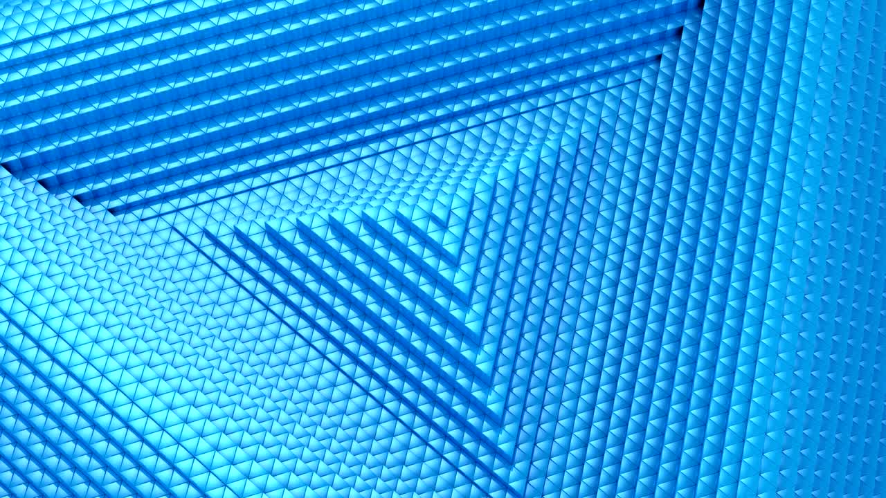 los triángulos formaron una onda