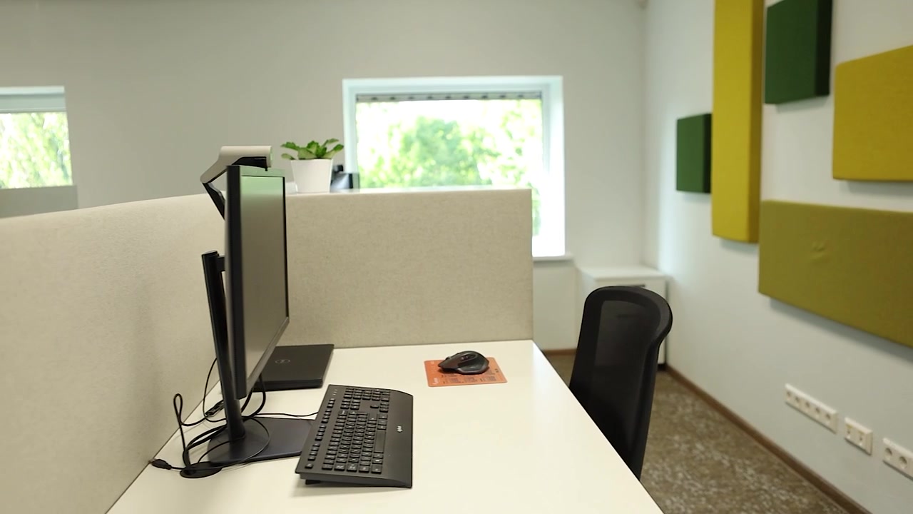 Modern empty clean work office space