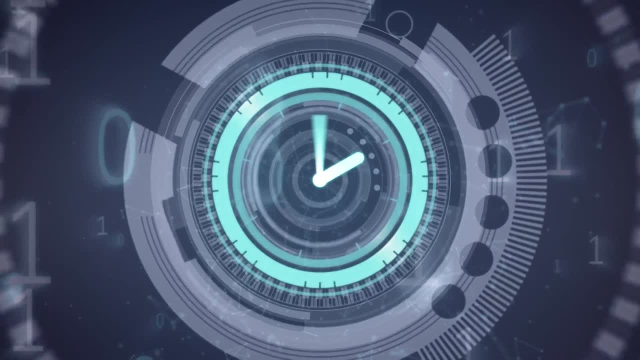 바이너리 데이터 처리를 통한 시계 애니메이션