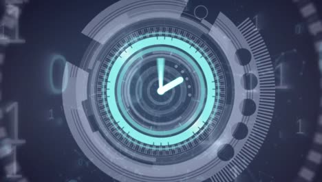 animación del reloj, sobre el procesamiento de datos binarios