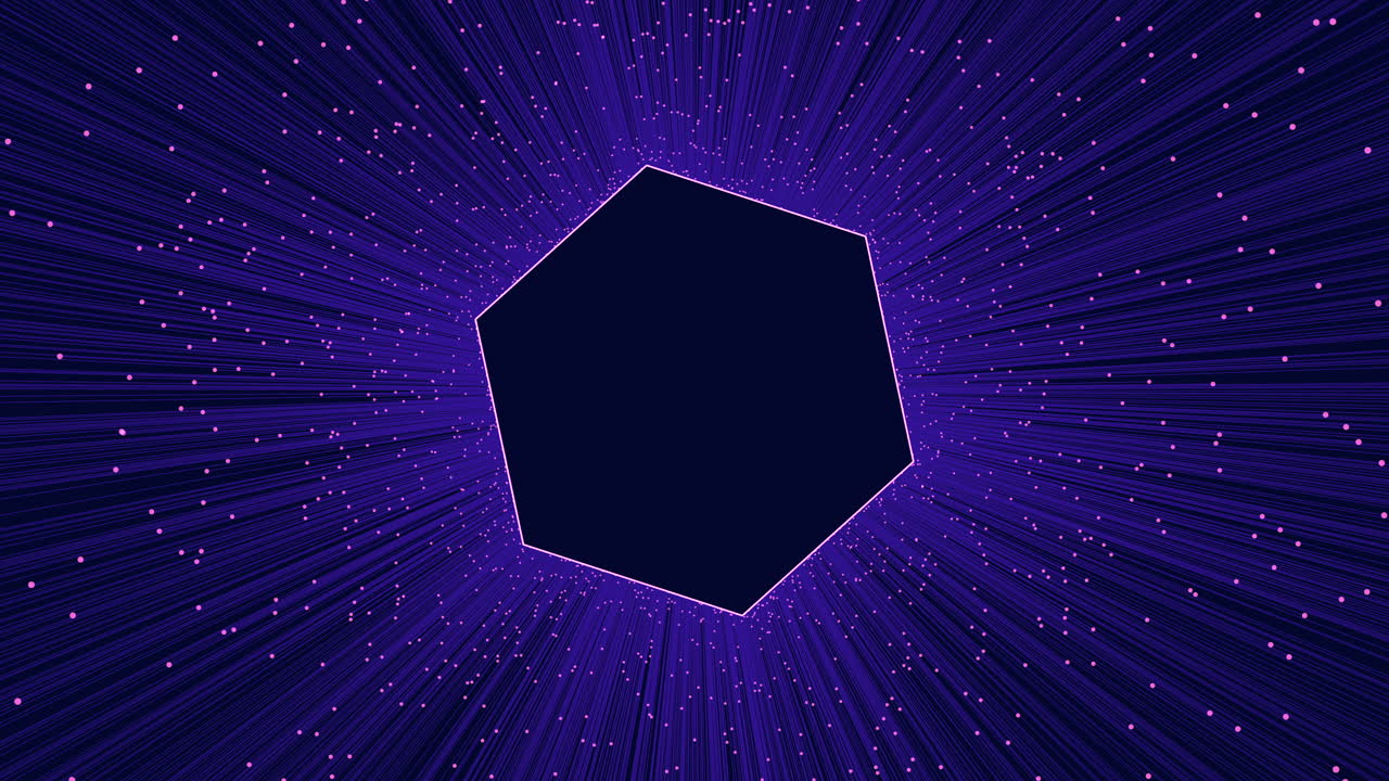 파란색과 보라색 바탕에 미래의 다이아몬드와 별의 선