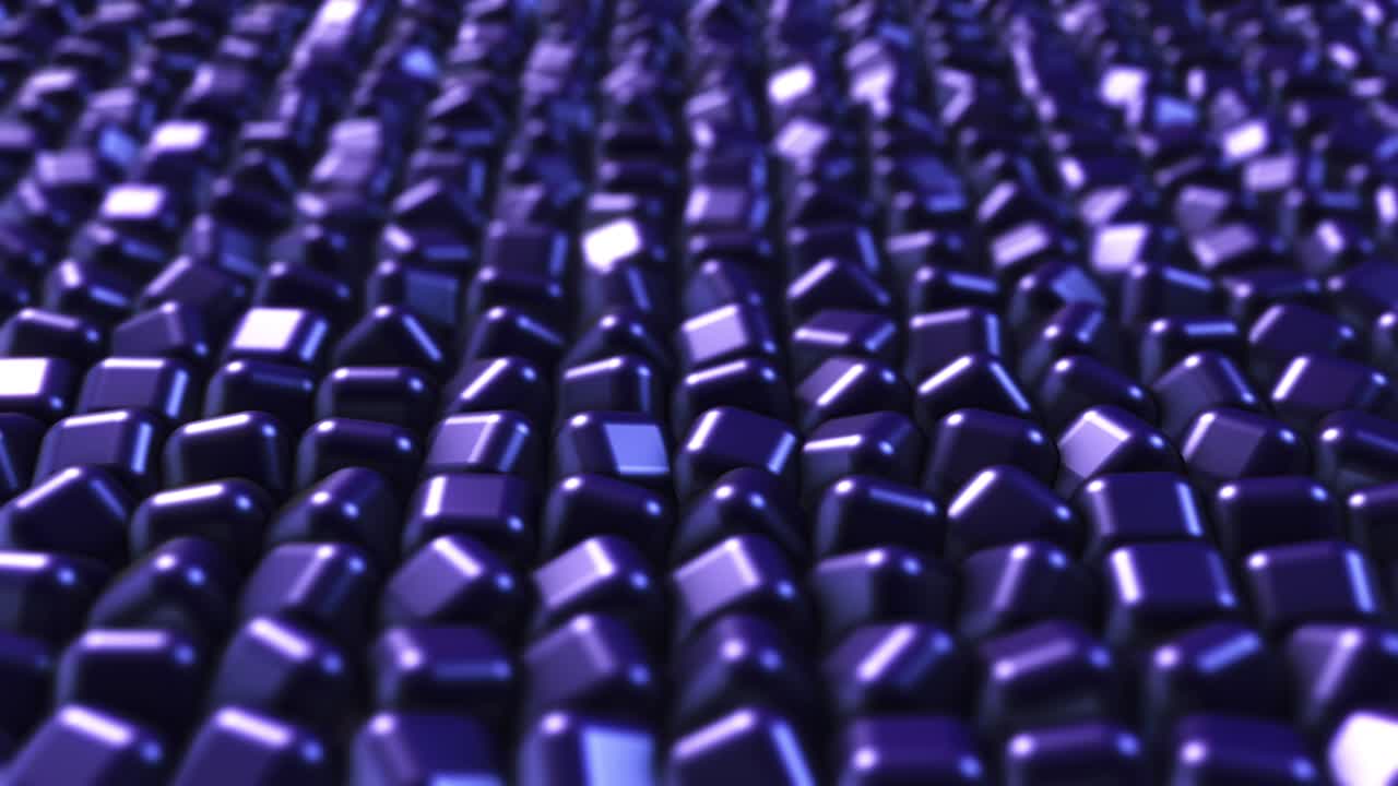 Abstract 3d cubes in grid background