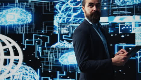 it specialist interacting with digital ai neural networks for deep learning