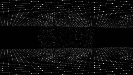 animación 3d del planeta en la cuadrícula global de la red cibernética futurista que muestra el flujo de datos.