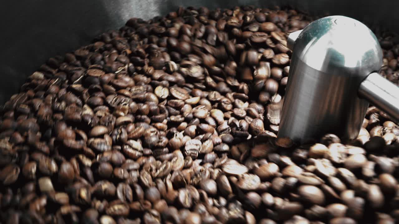 커피콩 로스팅 과정