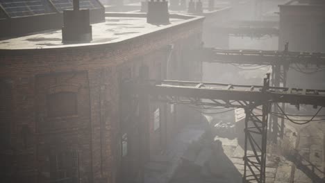 edificios industriales abandonados de una antigua fábrica