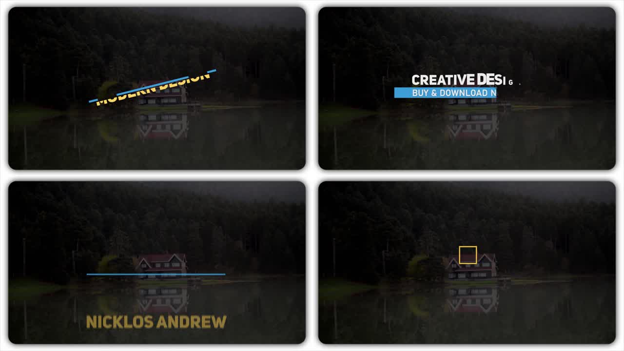 Minimal Title Pack &amp; Modern Design Motion Graphics