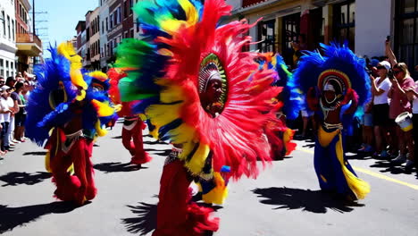colorful carnival parade