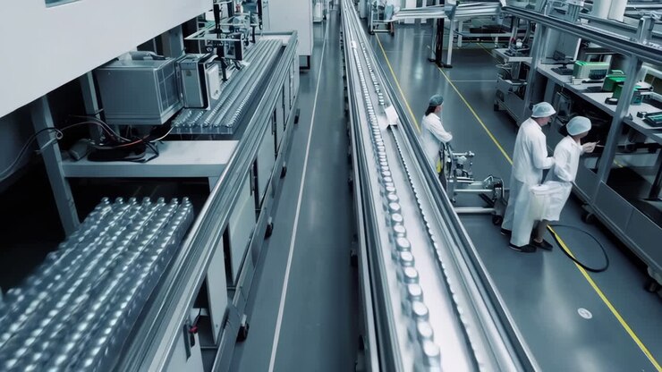 Modern Automated Food Packaging Factory