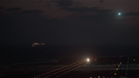 aterrizaje nocturno de aeronaves