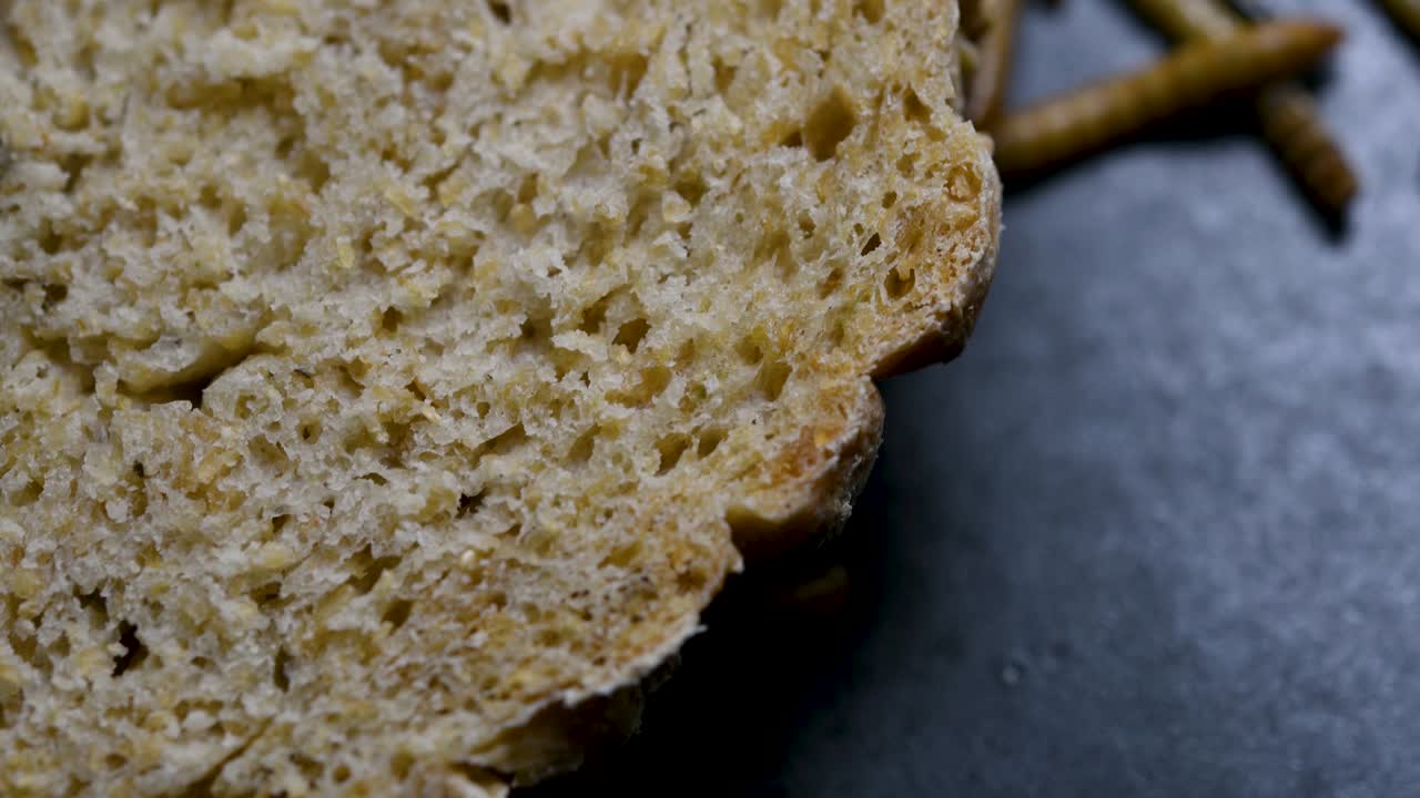 The Mealworm is a species of Darkling Beetle used to feed pets like fish, snakes, birds, and frogs