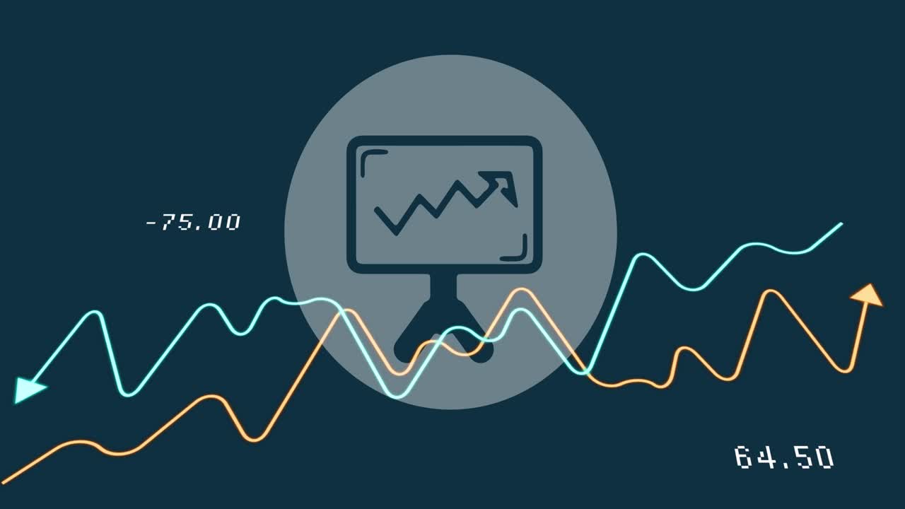 animación del procesamiento de datos sobre el diagrama