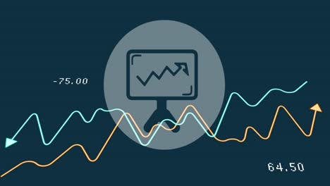 Animation-Der-Datenverarbeitung-über-Diagramm