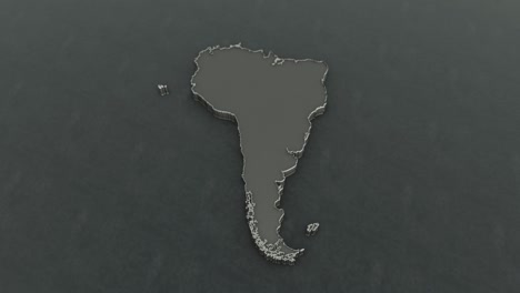 south america map 4k