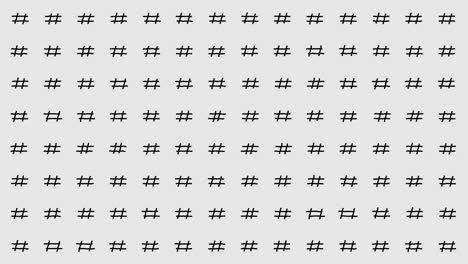 Animated Hashtag Pattern Background useful for wedding, motion graphics, typography, birthday invitation etc. .
