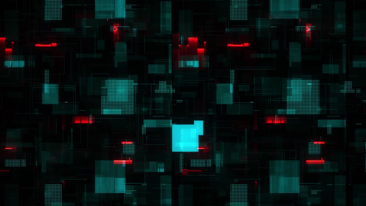 Abstract Futuristic Digital Technology Data Visualization HUD Background