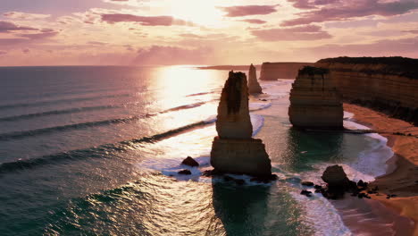 twelve apostles at sunset