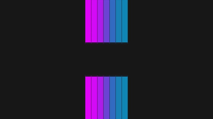 Motion intro geometric purple and blue lines abstract background