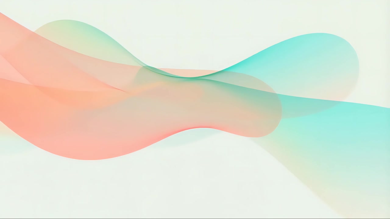 Sfondo Minimalista Astratto con Onde in Movimento 4K
