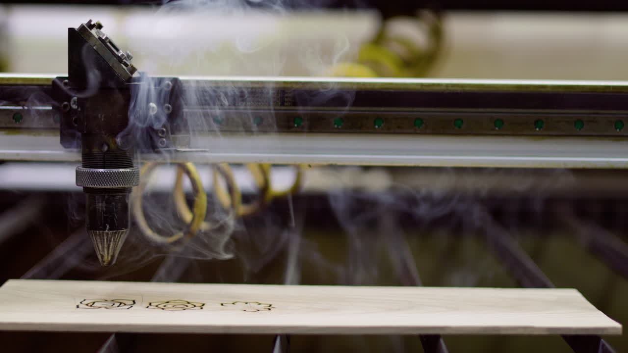 기계 작동의 근접 촬영