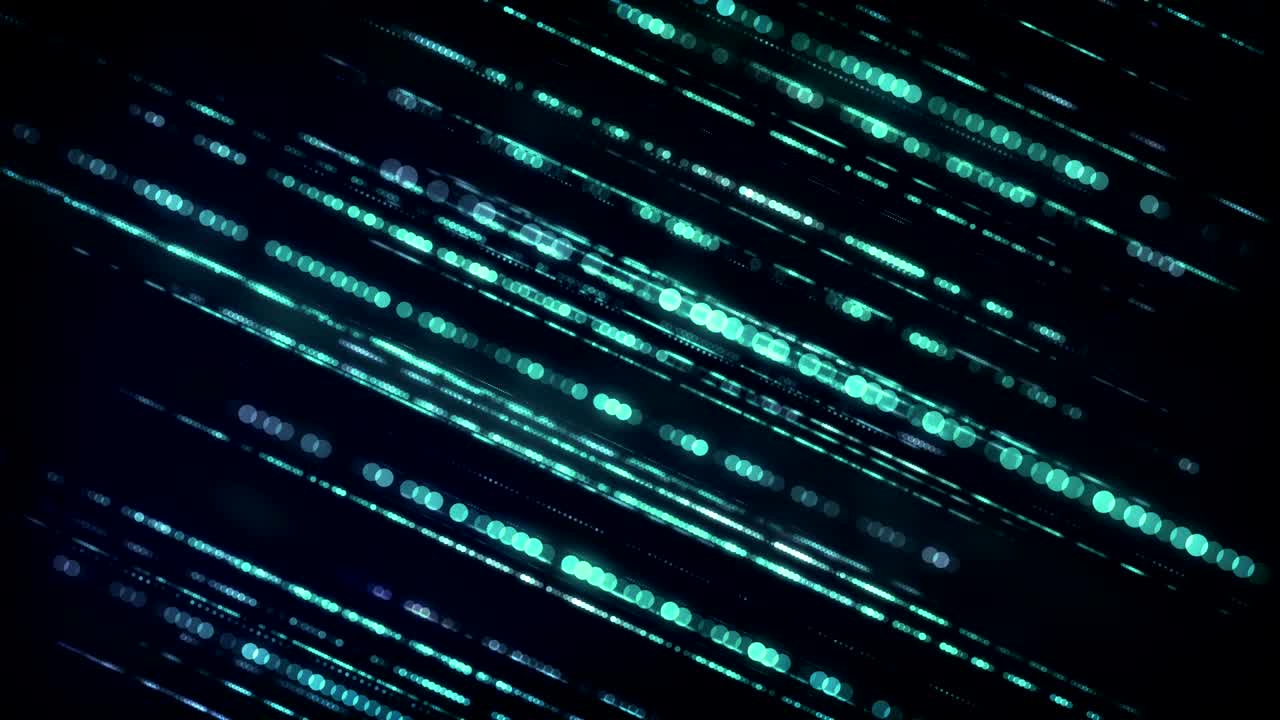 partículas de movimiento de brillo elegante