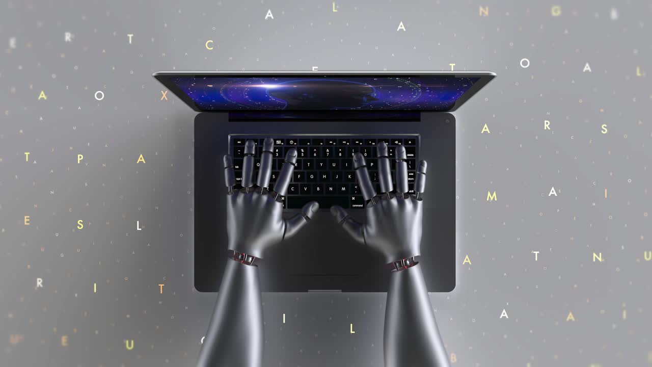 Advanced robot hands using laptop computer