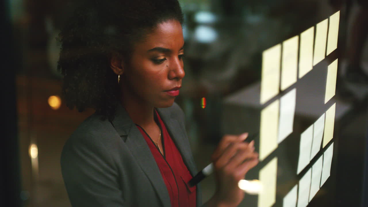 ella sigue planeando el éxito, día y noche.