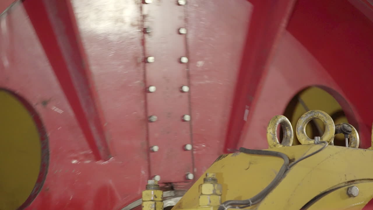 крупный вид частей промышленных машин