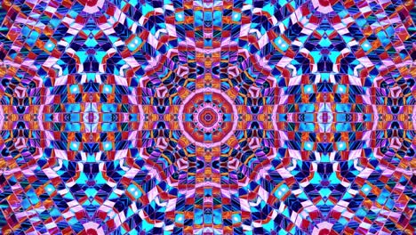 patrón ondulado líquido como el caleidoscopio con ondas, gradiente multicolor. 3d elegante abstracto en bucle bg, estructura simétrica ondulada de vidrio líquido brillante. animación fluida colorida de moda de 4k.