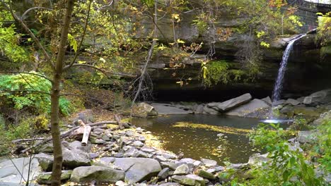 beautiful fall colors at buttermilk park in western pennsylvania