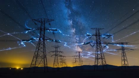 electrical energy under the stars