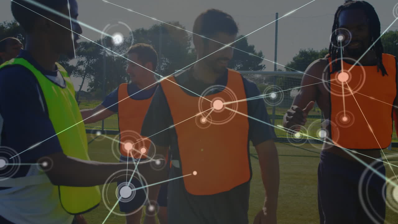 축구 팀과의 네트워크 연결