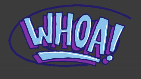 Stylized &#039;WHOA!&#039; Exclamation Graphic
