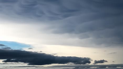 time lapse of a dark dramatic stormy sky