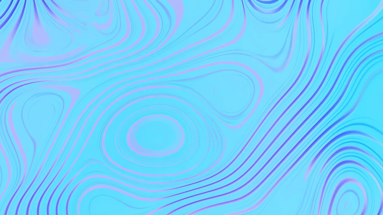 Abstract Blue and Purple Fluid Wavy Lines Background Animation
