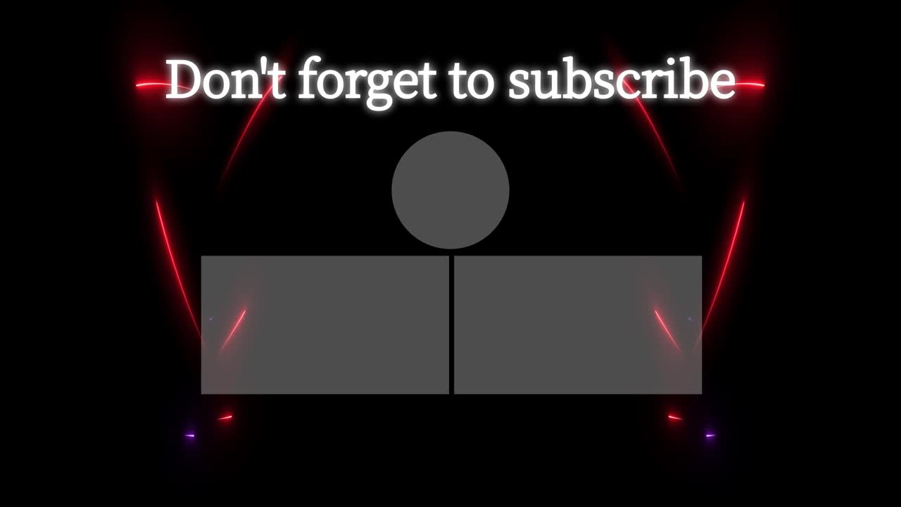 멋진 엔딩 카드 엔딩 스크린 모션 그래픽