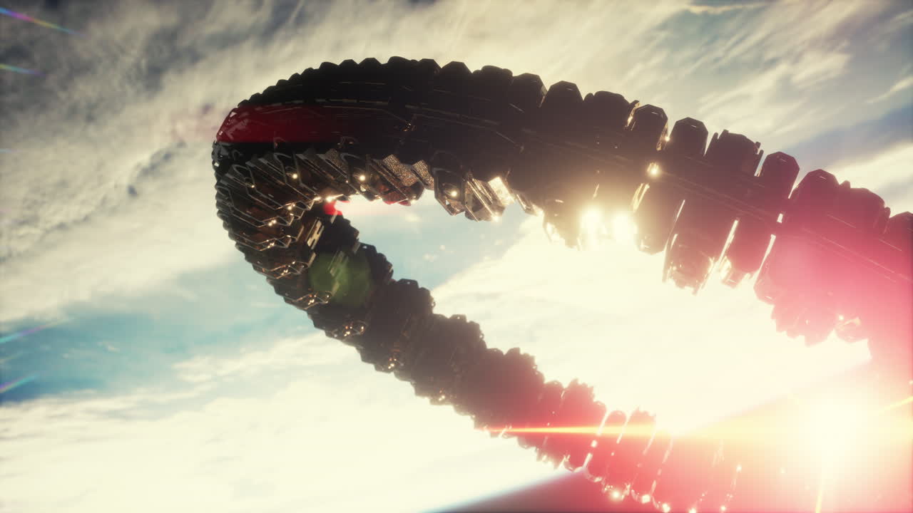 nave espacial ufo flotando en el cielo elementos proporcionados por la nasa