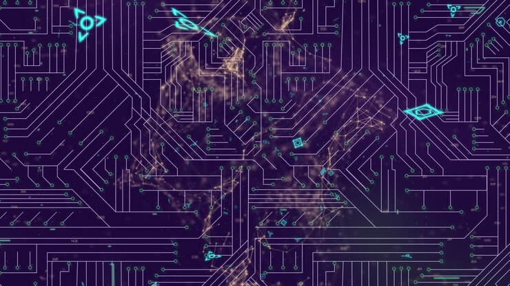 Animation of network of connections over qr code