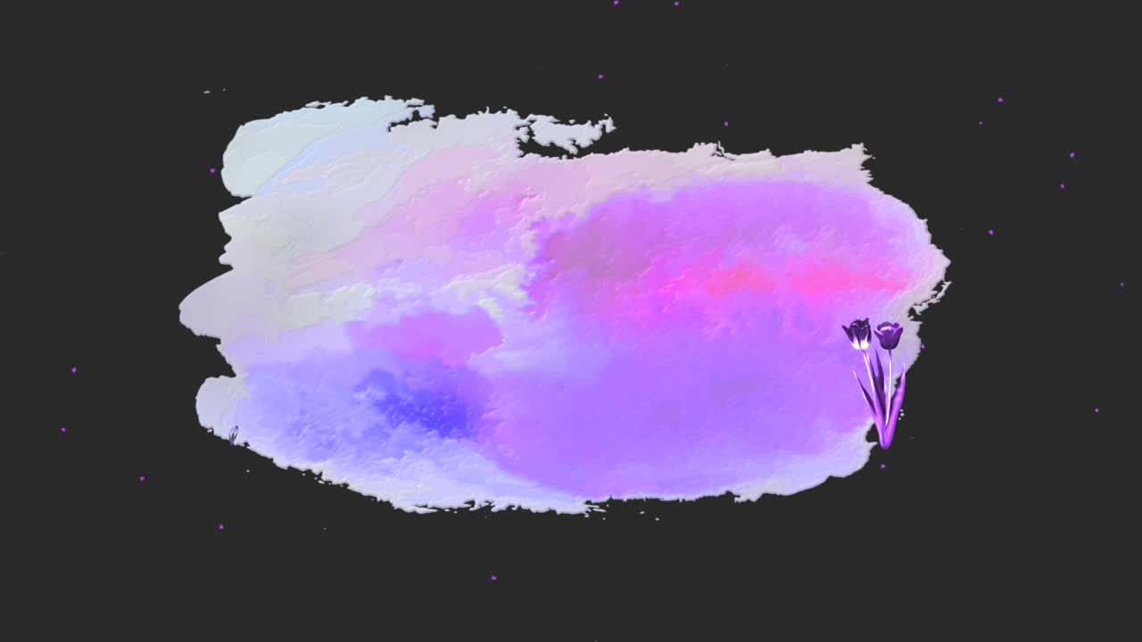 ⁇ 만적 인 분위기 에 있는 수채화 여름 꽃